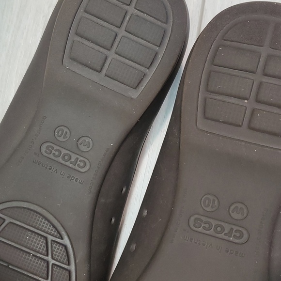 Crocs Women Comfort Round Toe Clogs Mary Jane Rubber Shoes sz 10 - Picture 13 of 13